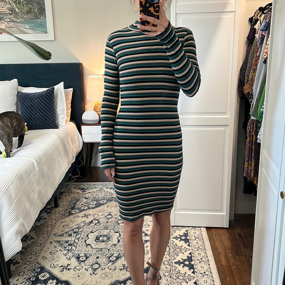 H&M Long Sleeve Body Con Dress